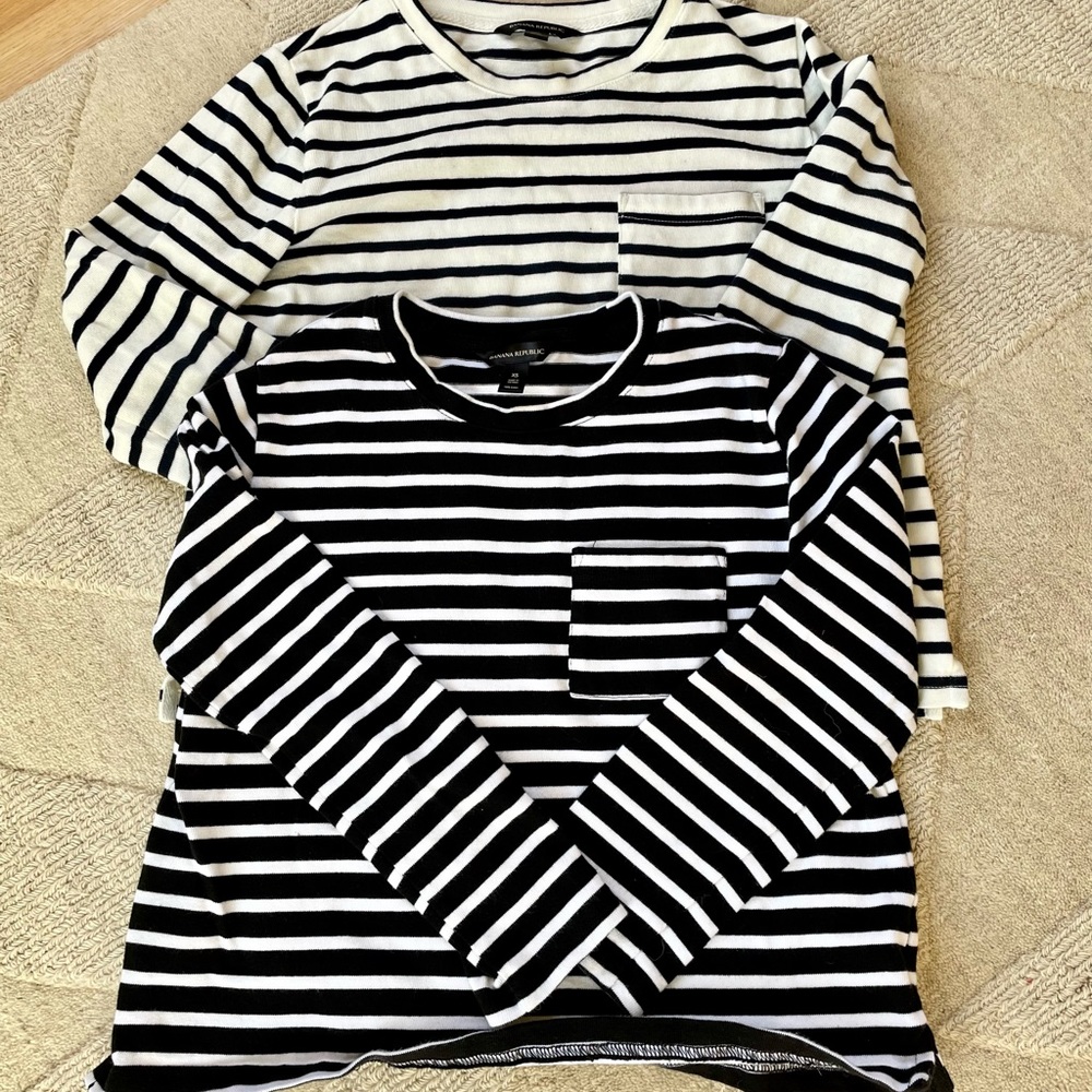 Banana Republic set of cotton t shirts XS